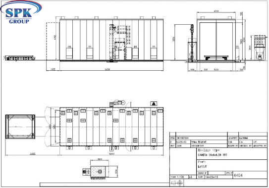 Обитаемая дробеструйная камера для металлоконструкций SPK GROUP
