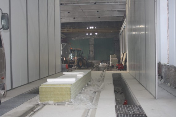 Окрасочно-сушильная камера для локомотивов SPK GROUP 