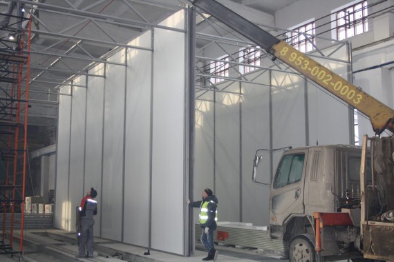 Окрасочно-сушильная камера для локомотивов СПК ГРУПП