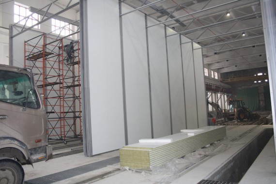 Окрасочно-сушильная камера для локомотивов СПК ГРУПП