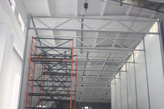 Дробеструйная камера для жд вагонов. Музей РЖД в г. Екатеринбург Дробеструйная камера для жд вагонов SPK GROUP. Музей РЖД в г. Екатеринбург