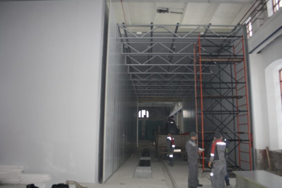 Окрасочно-сушильная камера для локомотивов SPK GROUP 