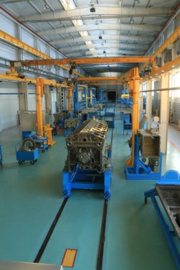 Технологическая линия на Заводе по производству дизельных двигателей GEVO от SPK GROUP