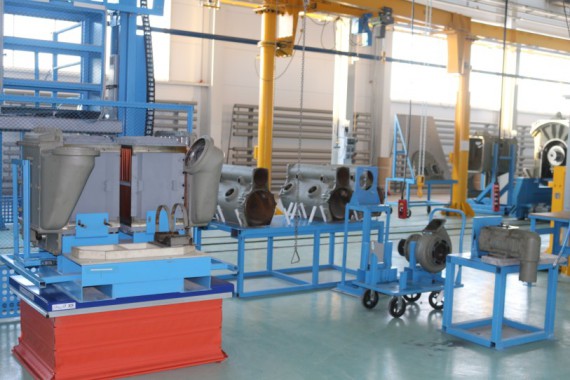 Технологическая линия на Заводе по производству дизельных двигателей GEVO от SPK GROUP