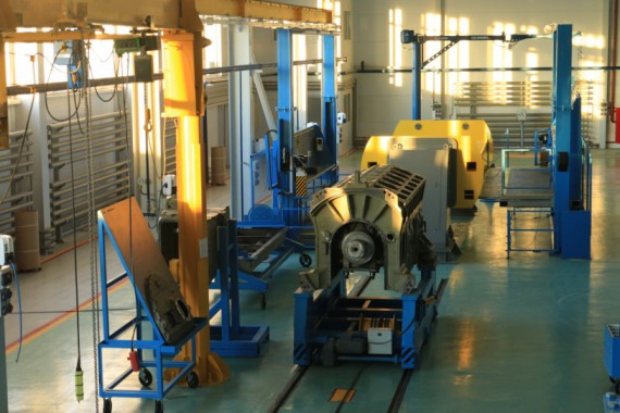 Технологическая линия на Заводе по производству дизельных двигателей GEVO от SPK GROUP