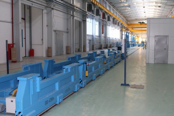 Технологическая линия на Заводе по производству дизельных двигателей GEVO