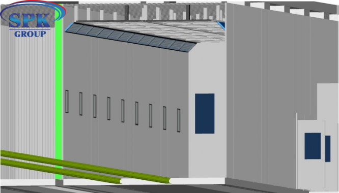 Комплекс подготовки и окраски металлоконструкций SPK-18.5.5 ОСК DB SPK GROUP