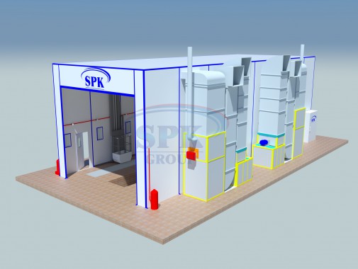 Двухсекционная окрасочно-сушильная камера для автоцистерн и прицепов SPK-16.6.5 Двухсекционная окрасочно-сушильная камера для автоцистерн и прицепов SPK GROUP