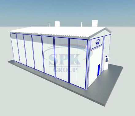 Уличная покрасочная камера для грузовых автомобилей и прицепов SPK GROUP