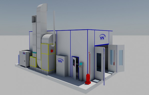 Камера окраски для нефтегазовой отрасли SPK GROUP