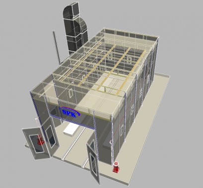 Камера окраски для нефтегазовой отрасли SPK GROUP