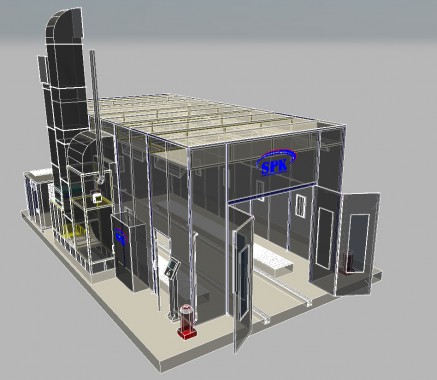 Камера окраски для нефтегазовой отрасли SPK GROUP