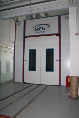 Обитаемая моечная камера SPK GROUP. Завод по производству дизельных двигателей GEVO