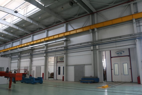 Обитаемая моечная камера SPK GROUP. Завод по производству дизельных двигателей GEVO