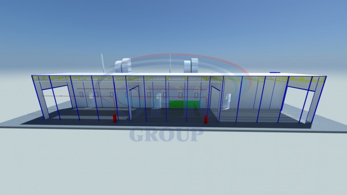 Комплекс подготовки и покраски металлоконструкций SPK GROUP