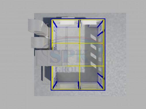 Комплекс покраски и сушки для металлоконструкций SPK GROUP