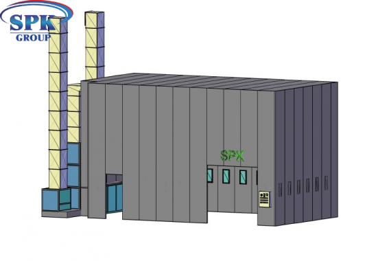Модернизация покрасочной камеры с газовым обогревом SPK GROUP
