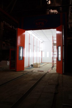 Окрасочно-сушильная камера для вилочных погрузчиков и металлоконструкций (Невьянский Машиностроительный Завод, г. Невьянск, Свердловская область) Окрасочно-сушильная камера для вилочных погрузчиков и металлоконструкций (Невьянский Машиностроительный Завод, г. Невьянск, Свердловская область)