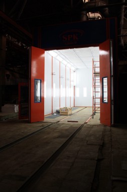 Окрасочно-сушильная камера для вилочных погрузчиков и металлоконструкций (Невьянский Машиностроительный Завод, г. Невьянск, Свердловская область) Окрасочно-сушильная камера для вилочных погрузчиков и металлоконструкций (Невьянский Машиностроительный Завод, г. Невьянск, Свердловская область)