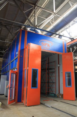 Окрасочно-сушильная камера для вилочных погрузчиков и металлоконструкций (Невьянский Машиностроительный Завод, г. Невьянск, Свердловская область) Окрасочно-сушильная камера для вилочных погрузчиков и металлоконструкций (Невьянский Машиностроительный Завод, г. Невьянск, Свердловская область)