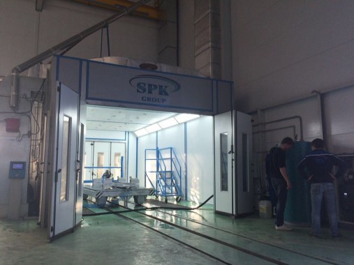 Проходная моечная камера для деталей дизельных двигателей. Завод по производству дизельных двигателей GEVO для локомотивов в Астане (Казахстан) Проходная моечная камера для деталей дизельных двигателей. Завод по производству дизельных двигателей GEVO для локомотивов в Астане (Казахстан)