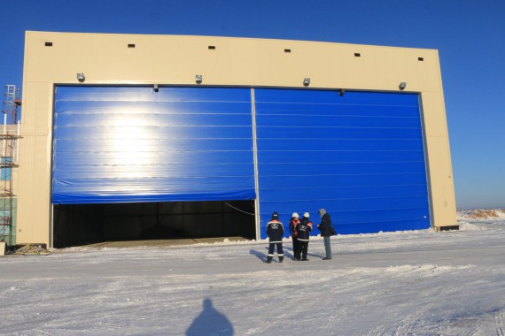 Покрасочно-сушильная камера для самолетов Airbus в Авиационно-техническом центре Покрасочно-сушильная камера SPK GROUP для самолетов Airbus в Авиационно-техническом центре