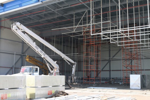 Покрасочно-сушильная камера для самолетов Airbus в Авиационно-техническом центре Покрасочно-сушильная камера SPK GROUP для самолетов Airbus в Авиационно-техническом центре