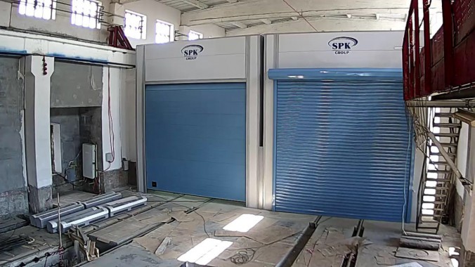 Окрасочно-сушильная камера для локомотивов SPK GROUP 