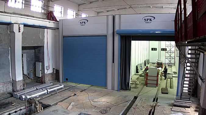 Окрасочно-сушильная камера для локомотивов SPK GROUP 