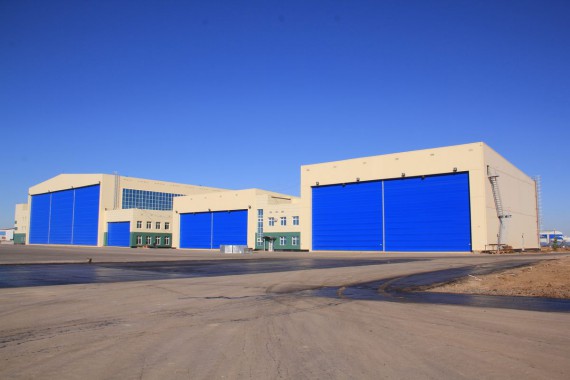 Покрасочно-сушильная камера для самолетов Airbus в Авиационно-техническом центре Покрасочно-сушильная камера SPK GROUP для самолетов Airbus в Авиационно-техническом центре