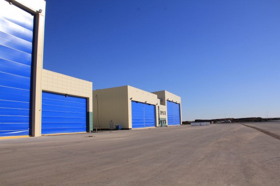 Покрасочно-сушильная камера для самолетов Airbus в Авиационно-техническом центре Покрасочно-сушильная камера SPK GROUP для самолетов Airbus в Авиационно-техническом центре