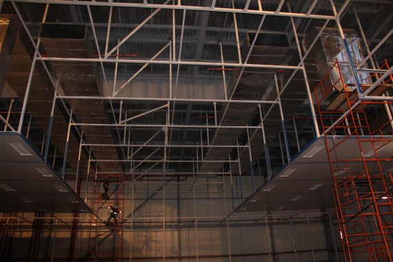 Покрасочно-сушильная камера для самолетов Airbus в Авиационно-техническом центре Покрасочно-сушильная камера SPK GROUP для самолетов Airbus в Авиационно-техническом центре