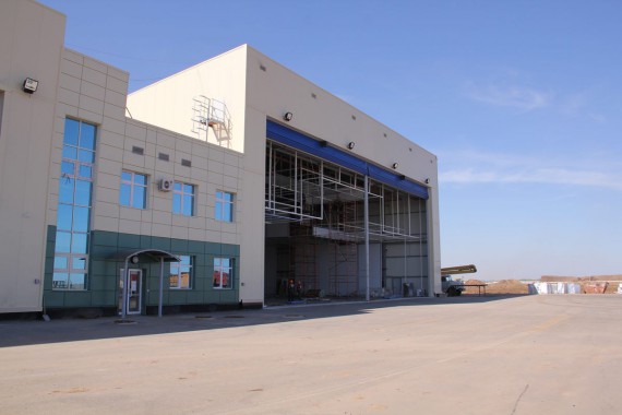 Покрасочно-сушильная камера для самолетов Airbus в Авиационно-техническом центре Покрасочно-сушильная камера SPK GROUP для самолетов Airbus в Авиационно-техническом центре