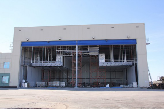 Покрасочно-сушильная камера для самолетов Airbus в Авиационно-техническом центре Покрасочно-сушильная камера SPK GROUP для самолетов Airbus в Авиационно-техническом центре