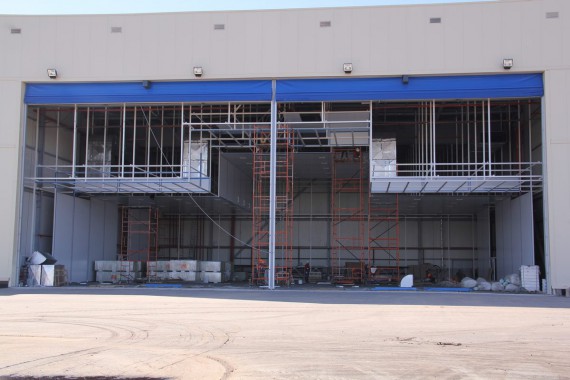 Покрасочно-сушильная камера для самолетов Airbus в Авиационно-техническом центре Покрасочно-сушильная камера SPK GROUP для самолетов Airbus в Авиационно-техническом центре