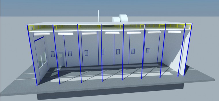 Моечная камера для дизельных двигателей SPK-9.5.5 Моечная камера SPK GROUP для дизельных двигателей