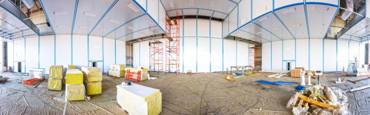 Покрасочно-сушильная камера для самолетов Airbus в Авиационно-техническом центре Покрасочно-сушильная камера SPK GROUP для самолетов Airbus в Авиационно-техническом центре