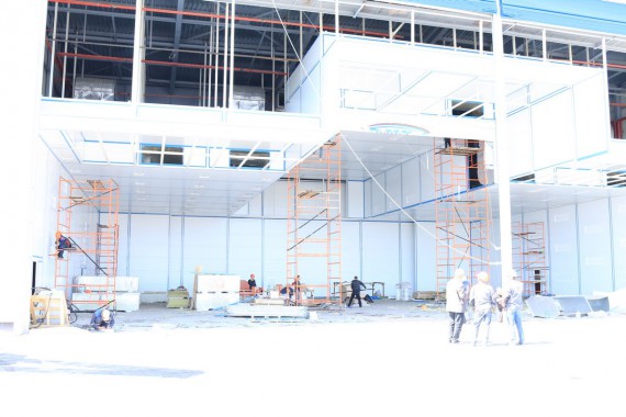 Покрасочно-сушильная камера для самолетов Airbus в Авиационно-техническом центре Покрасочно-сушильная камера SPK GROUP для самолетов Airbus в Авиационно-техническом центре