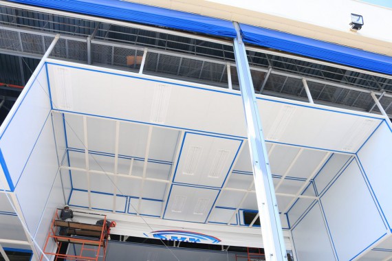 Покрасочно-сушильная камера для самолетов Airbus в Авиационно-техническом центре Покрасочно-сушильная камера SPK GROUP для самолетов Airbus в Авиационно-техническом центре