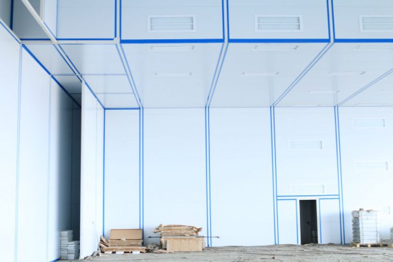 Покрасочно-сушильная камера для самолетов Airbus в Авиационно-техническом центре Покрасочно-сушильная камера SPK GROUP для самолетов Airbus в Авиационно-техническом центре