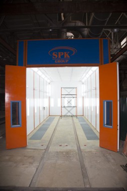 Окрасочно-сушильная камера для вилочных погрузчиков и металлоконструкций (Невьянский Машиностроительный Завод, г. Невьянск, Свердловская область) Окрасочно-сушильная камера для вилочных погрузчиков и металлоконструкций (Невьянский Машиностроительный Завод, г. Невьянск, Свердловская область)