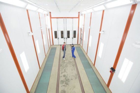 Окрасочно-сушильная камера для вилочных погрузчиков и металлоконструкций (Невьянский Машиностроительный Завод, г. Невьянск, Свердловская область) Окрасочно-сушильная камера для вилочных погрузчиков и металлоконструкций (Невьянский Машиностроительный Завод, г. Невьянск, Свердловская область)