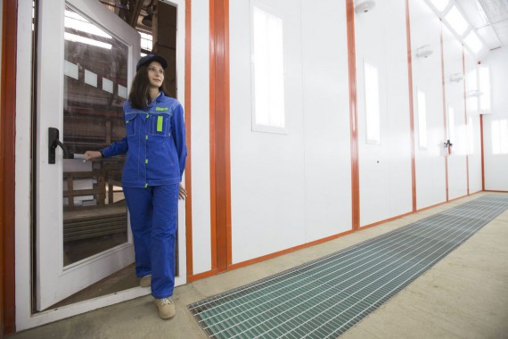 Окрасочно-сушильная камера для вилочных погрузчиков и металлоконструкций (Невьянский Машиностроительный Завод, г. Невьянск, Свердловская область) Окрасочно-сушильная камера для вилочных погрузчиков и металлоконструкций (Невьянский Машиностроительный Завод, г. Невьянск, Свердловская область)