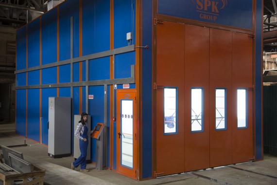 Окрасочно-сушильная камера для вилочных погрузчиков и металлоконструкций (Невьянский Машиностроительный Завод, г. Невьянск, Свердловская область) Окрасочно-сушильная камера для вилочных погрузчиков и металлоконструкций (Невьянский Машиностроительный Завод, г. Невьянск, Свердловская область)