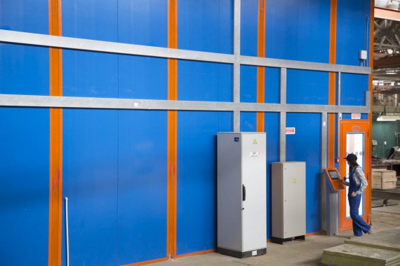 Окрасочно-сушильная камера для вилочных погрузчиков и металлоконструкций (Невьянский Машиностроительный Завод, г. Невьянск, Свердловская область) Окрасочно-сушильная камера для вилочных погрузчиков и металлоконструкций (Невьянский Машиностроительный Завод, г. Невьянск, Свердловская область)