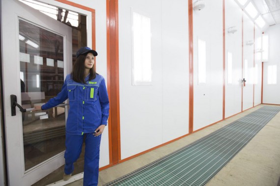 Окрасочно-сушильная камера для вилочных погрузчиков и металлоконструкций (Невьянский Машиностроительный Завод, г. Невьянск, Свердловская область) Окрасочно-сушильная камера для вилочных погрузчиков и металлоконструкций (Невьянский Машиностроительный Завод, г. Невьянск, Свердловская область)