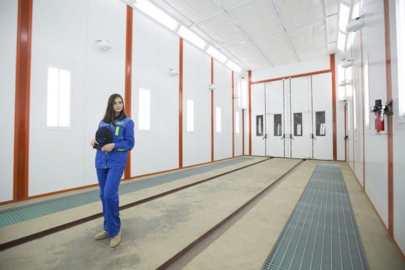 Окрасочно-сушильная камера для вилочных погрузчиков и металлоконструкций (Невьянский Машиностроительный Завод, г. Невьянск, Свердловская область) Окрасочно-сушильная камера для вилочных погрузчиков и металлоконструкций (Невьянский Машиностроительный Завод, г. Невьянск, Свердловская область)