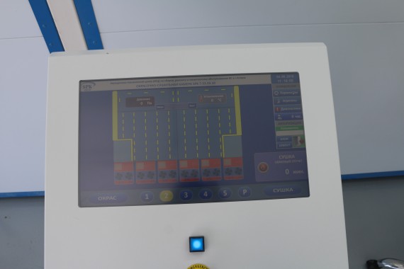 Покрасочно-сушильная камера для самолетов Airbus в Авиационно-техническом центре Покрасочно-сушильная камера SPK GROUP для самолетов Airbus в Авиационно-техническом центре