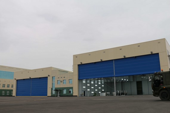 Покрасочно-сушильная камера для самолетов Airbus в Авиационно-техническом центре Покрасочно-сушильная камера SPK GROUP для самолетов Airbus в Авиационно-техническом центре