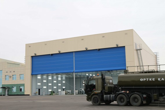 Покрасочно-сушильная камера для самолетов Airbus в Авиационно-техническом центре Покрасочно-сушильная камера SPK GROUP для самолетов Airbus в Авиационно-техническом центре